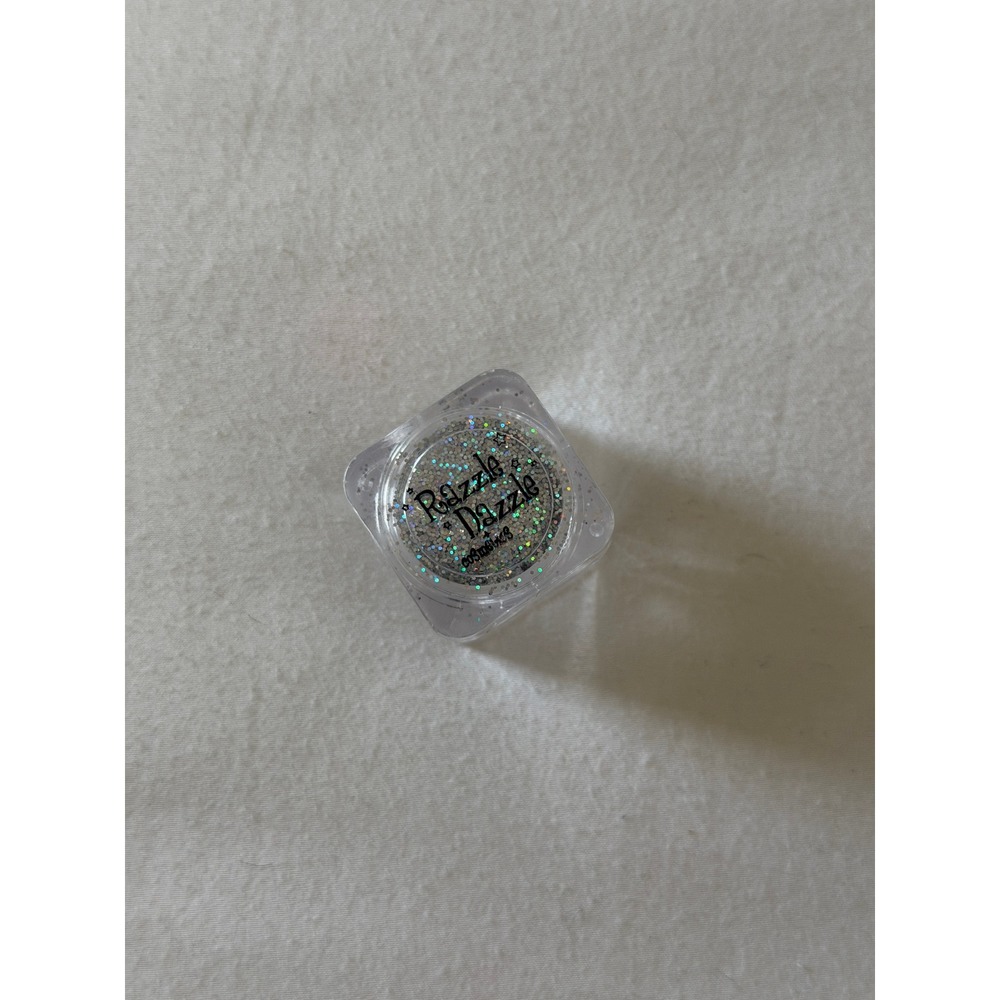 Razzle Dazzle Cosmetics Rainbow Cosmetic Glitter 33 Holographic Silver 3g Pot